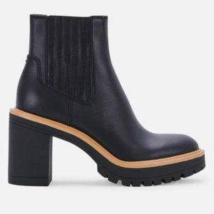 Dolce Vita CASTER H2O BOOTIES ONYX LEATHER - ONYX / 11